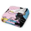 Barbapapa Barbamama Family  Blanket Quality Super Soft  Throw Blanket Autumn Picnic Bedroom Comfortable Bedspread
