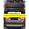 BMW X5 F15 (2014-2018) Tailpipe Upgrade: Round to Square Rear Bumper Exhaust Conversion Kit