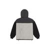 Vans Retro Sports Stand Collar Patchwork Hoodie Logo Embroidered Jacket Women Jacket Gray VN0A7YIN0PG