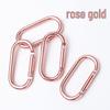 Solid Aluminum Quick Release U-Shaped Backpack Carabiner Hook