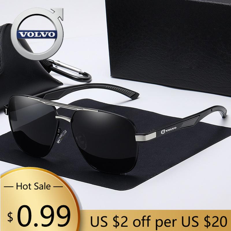 Hub Caps High Luxury Men Women Polarized Sunglasses UV Protection Goggles For Volvo XC60 V50 V40 XC90 S60 S40 S80l V90 V60 EX90