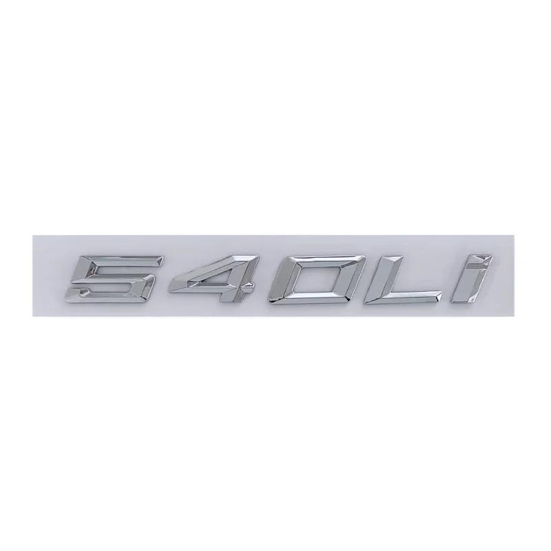 ABS Car Sticker Trunk Emblem Badge Fender Side Decals for BMW 520Li 528Li 530Li 730Li 740Li 750Li Letters Decoration