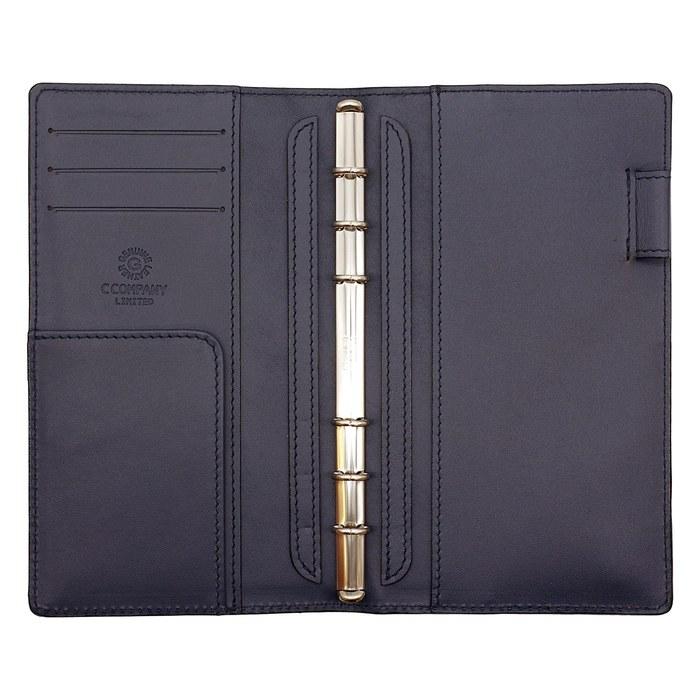 CCOMPANY System Planner Made In Japan A5 Bible Size Bible Slim Size with Pen Holder Turner 2 Second (Bible Slim Size, Navy)