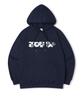 Intruder Oversized Printed Hooded Sweatshirt