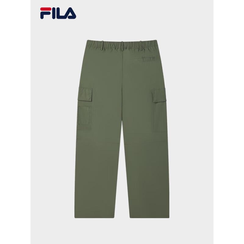 FILA Men's Summer Casual Straight-Leg Woven Pants