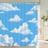 1 pack Children's cartoon style polyester shower curtain waterproof cloth bathroom partition curtain home decorative curtain
