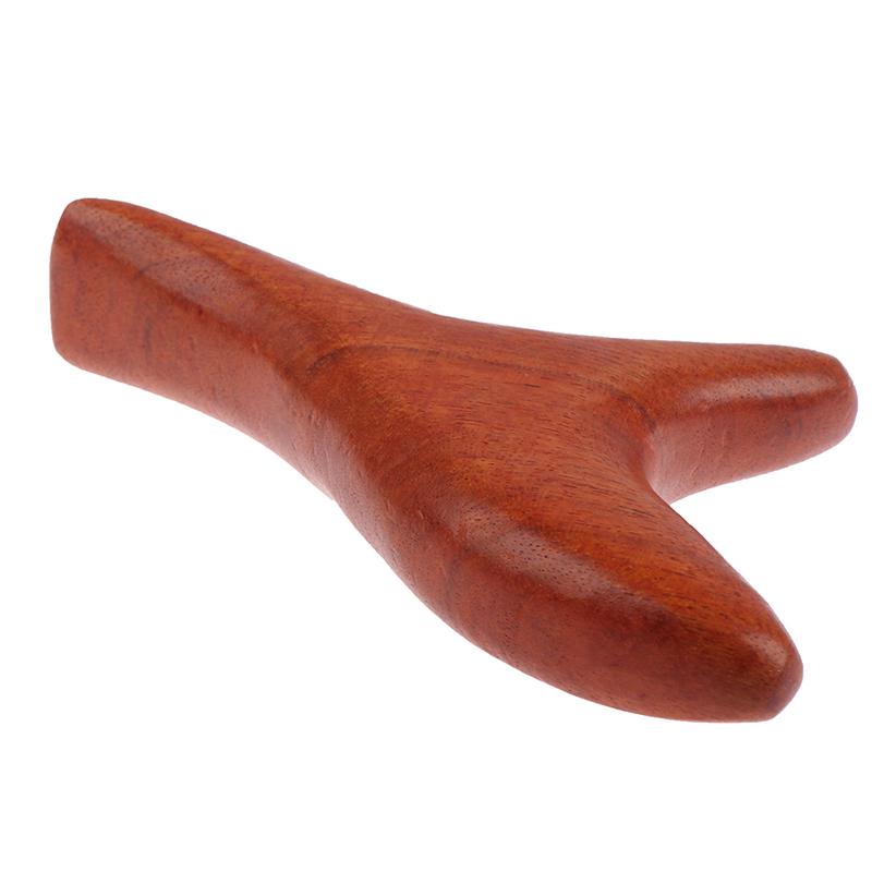 Dřevěný trojúhelníkový masážní přístroj na tělo Akupunktura Terapie Reflexologie Relaxace Uvolnění stresu