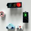 New Traffic Light Magnetic Refrigerator Stickers Traffic Toy Pedestrian Light Creative Magnetic Decoration Accessories