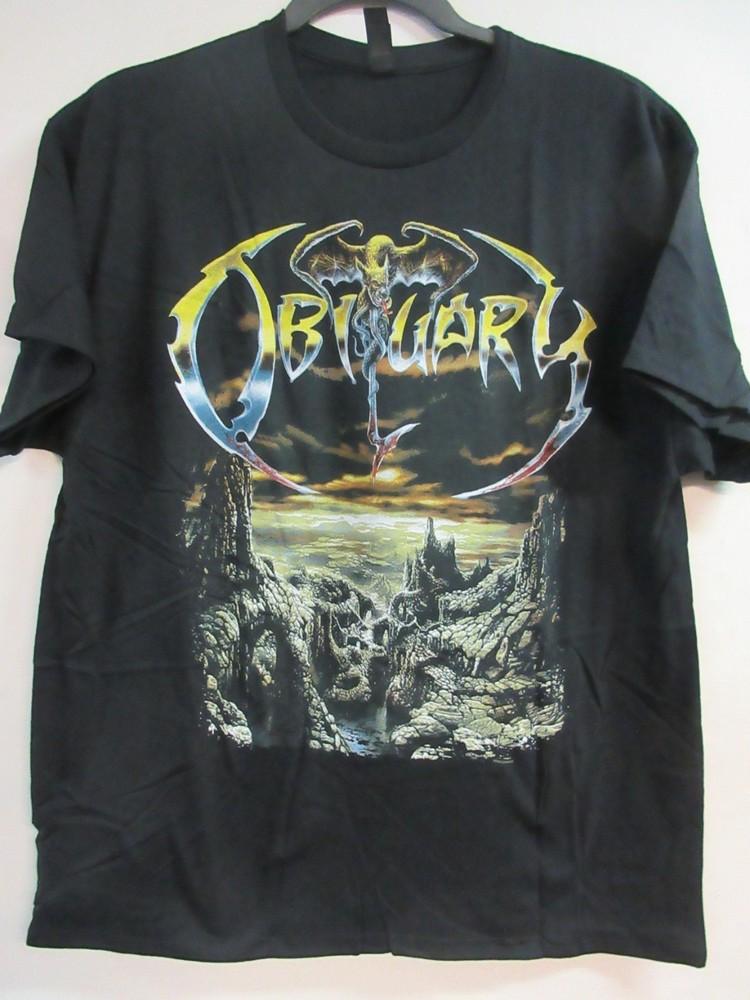 OBITUARY OFFICIAL MERCH THE END COMPLETE BAND CONCERT MUSIC  EXTRA LARGE Unisex T-Shirt XXXXL