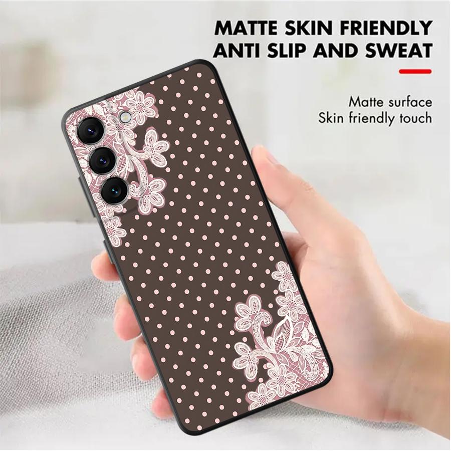 Black Sexy Lace Case for Samsung Galaxy A57 A73 A51 A52 A36 A53 A35 A25 A32 A26 A37 A22 A23 A24 A55 Phone Cover A72 A71