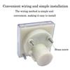 91L4 Voltage Meter DC 0-250V Square Pointer Type DC Voltmeter Portable Analog Volt Pointer Needle Analog Panel Voltage Gauge
