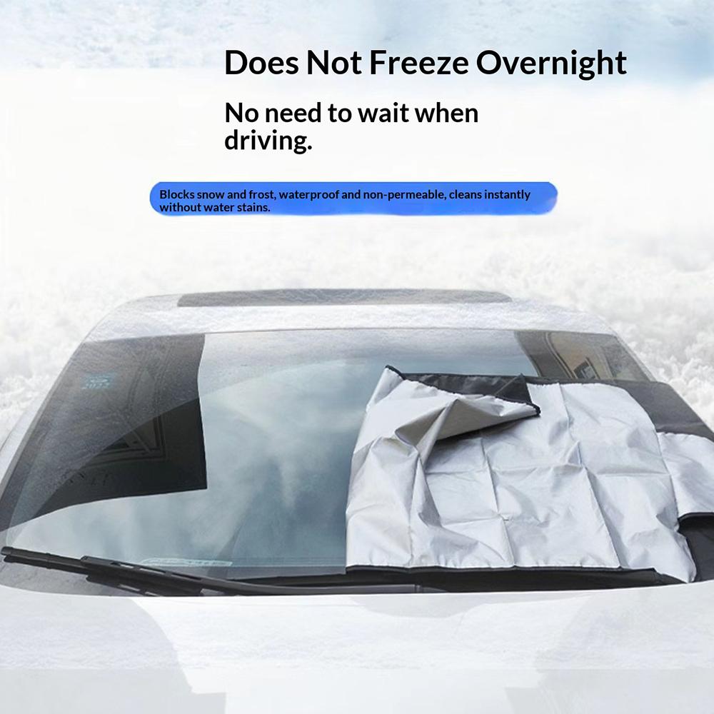 Car Accessories Car Windscreen Windshield Frost Cover Ice Snow Shield Front Protector Auto UV Protection Curtain Styling 1Pc