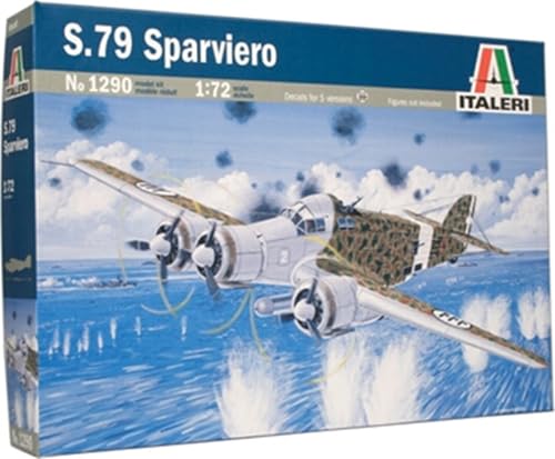 

Место Italeri 1/72 Итальянский SM79 Sparviero времен Второй мировой войны Пластиковая модель-конструктор IT1290