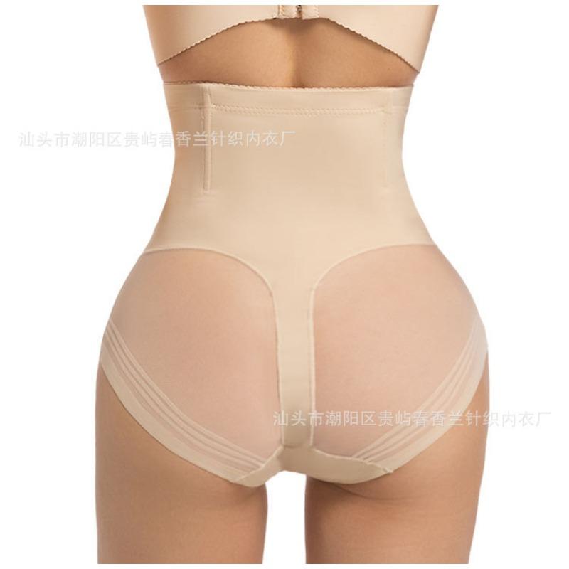 High Waist Mesh Tummy Control Shapewear Butt Lifting Women Slim Briefs