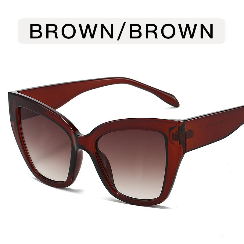 Cat Eye Shape Women's Sun Glasses European American Fashion Women Glasses Holiday Travelling Outdoor Sun Glass