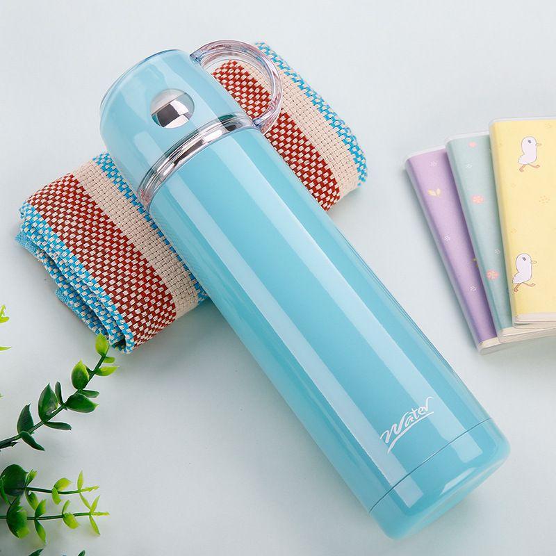 Thermos Cup 500ml/600ml Vacuum Flasks Portable Stainless Steel Thermos Cup Water Bottle Travel Tea Mug Office Thermos Cup