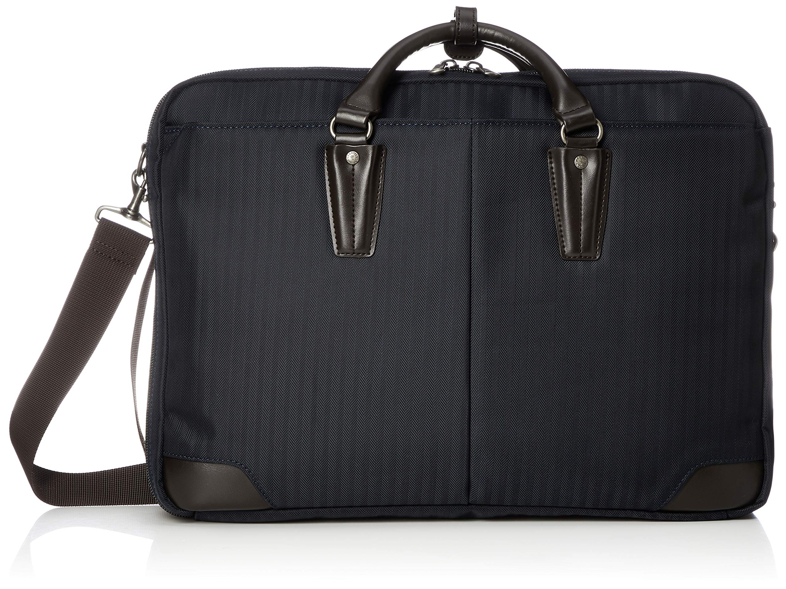 

Basis Tokyo PROPS A4 Business Bag, Herringbone, Navy