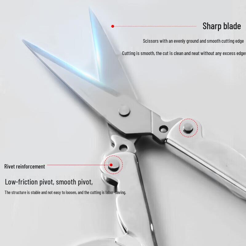 Maxcook Portable Folding Travel Scissors