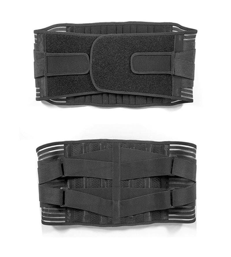 Unisex Adjustable Sports Lumbar Support Belt – Breathable Mesh Waist Protector for Fitness