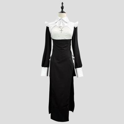 Sexy Nun and Nurse Cosplay Costume - Plus Size, Long Robe, Halloween Costume for Live Broadcast