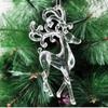 2/3 Pieces of Acrylic Deer-Shaped Ornaments, Two Styles To Choose From, Christmas Creative Deer-Shaped Pendants, Realistic Transparent Hangin