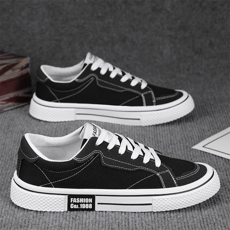 Tênis Masculino Lona Ventilado Macio e Confortável Sapatos Esportivos e de Lazer para Homens Mocassins Antiderrapante Resistente ao Desgaste Moda