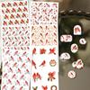24 Sheets 6 Styles Ceramics Clay Water Transfer Paper Underglaze Transfer Decals for DIY Earrings Pendants Hair Clip Bird 12x7cm 4 sheets/style