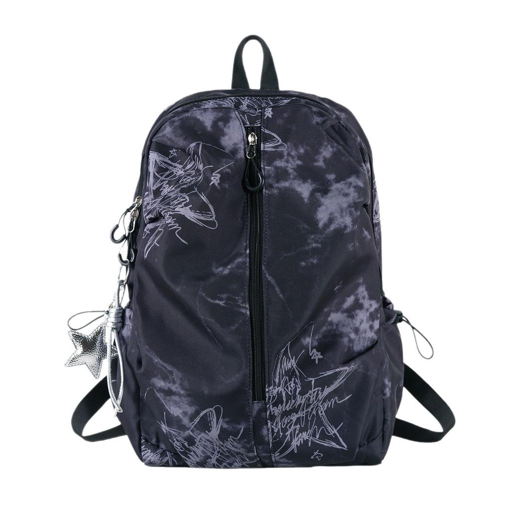 Schoolbag wholesale dark pattern graffiti jacquard backpack student party daily commute light research outing cute little backpack