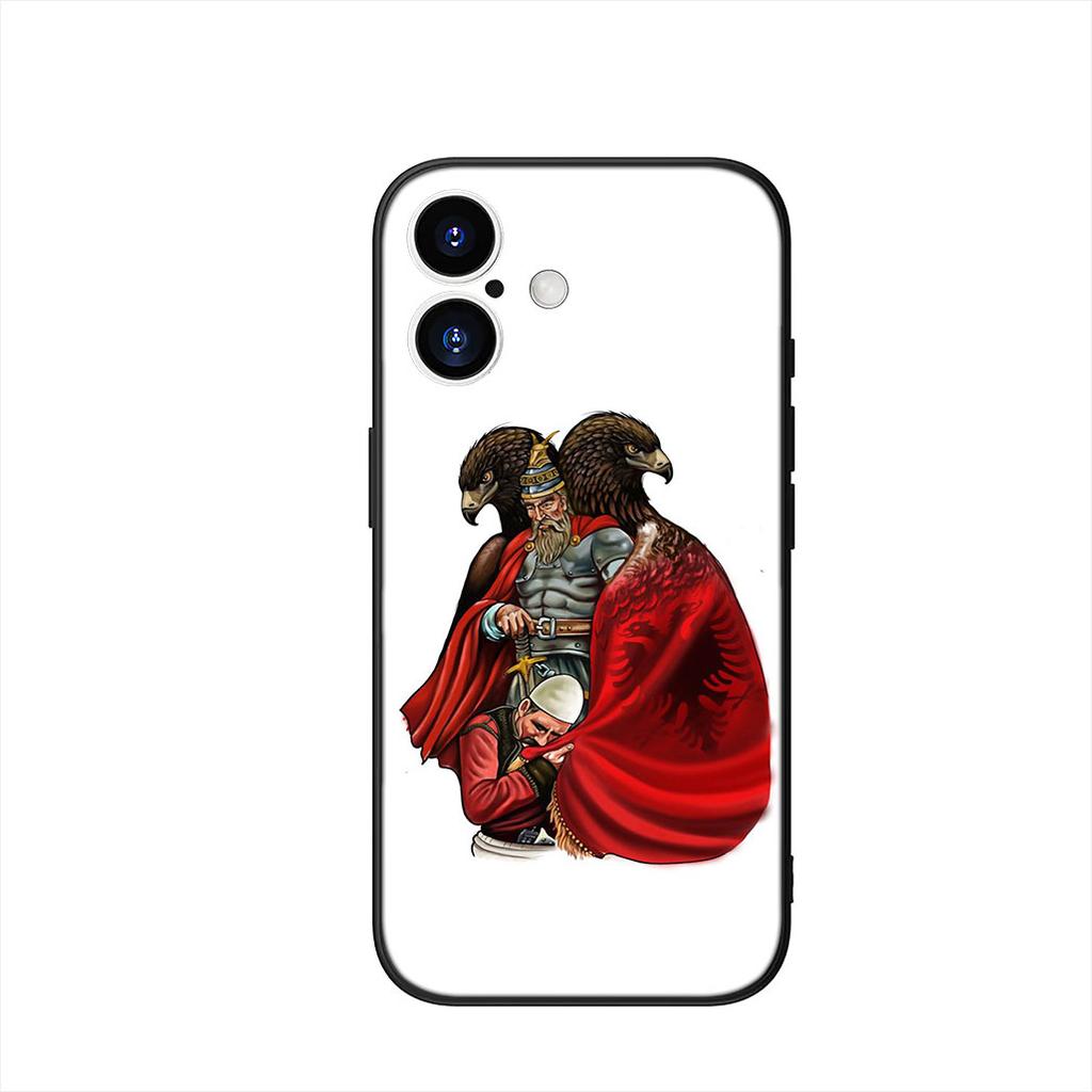 Albania Albanians Flag Phone Cover Case for Apple iPhone 16 15 14 Plus 13 12 Mini 17 Pro Max + 16E Air 16+ ProMax Casing