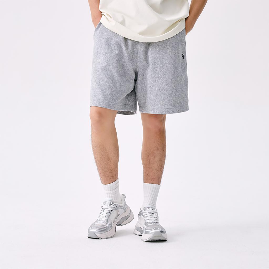 New MLB Basic Collection City Life Chicago White Socks Casual Shorts Unisex Gray 3ASPB0153-44MGS