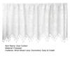 French Lace Curtain Vintage Short Sheer Cabinet Curtain Farmhouse Rustic Boho