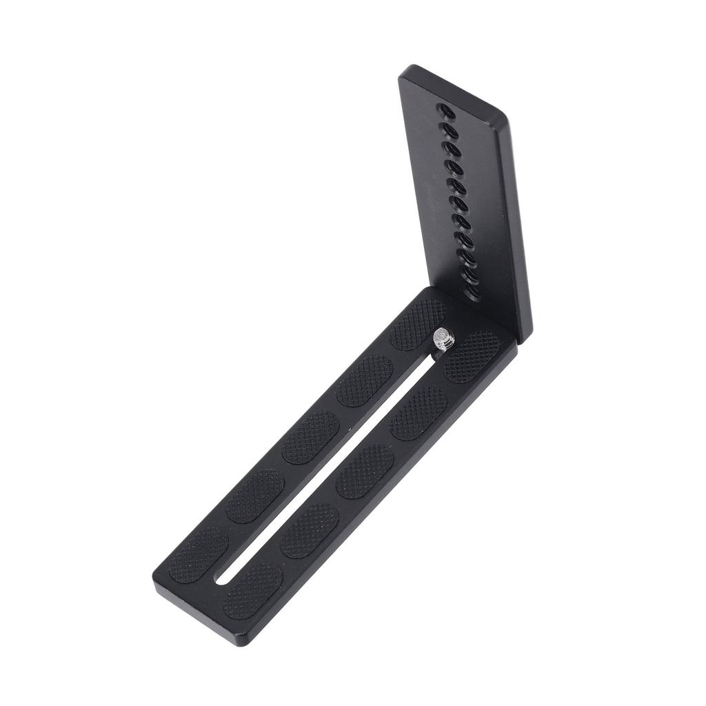 Vertikální rychloupínací destička pro fotoaparát Hliníková slitina Stojan ve tvaru L se 14 šroubovými otvory