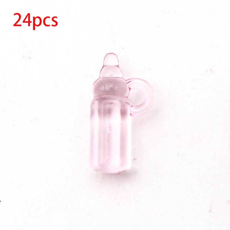 

24 шт. Подарки для крестин, дебюта, дня рождения, сувенир, декор, подарки на крещение Pink Bottle