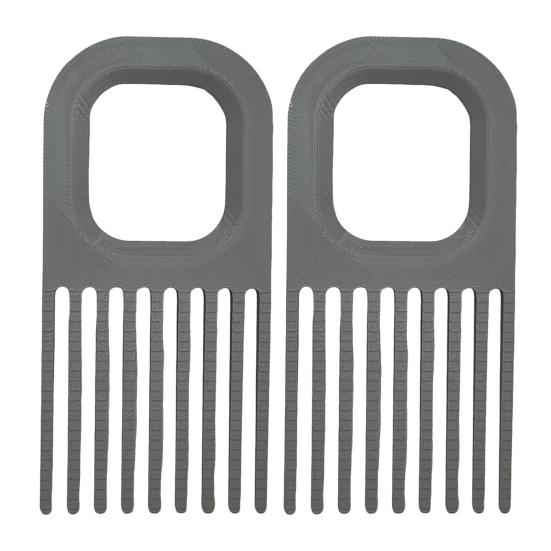 Kammreiniger mit breitem Zahndesign Haarkamm Entwirrer Reiniger Luftkissen Kammreiniger mit Aufhängeloch