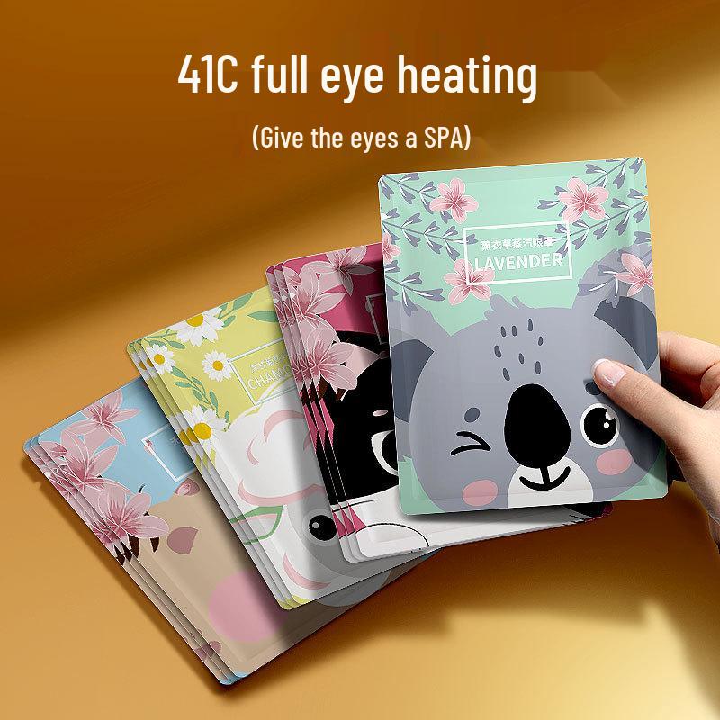 

Mika Bo Steam Eye Mask: Hot Compress for Eye Fatigue Relief & Dry Eye Soothing, Ideal for Students & Nighttime Sleep Aid. Cow [Unscented] 10 sheets