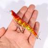 Minnow Lure for Specially Targeting Red Snapper13Full Attack Shrimp Feather Hook Lure Bait for Freshwater and Sea Fishing Imitat