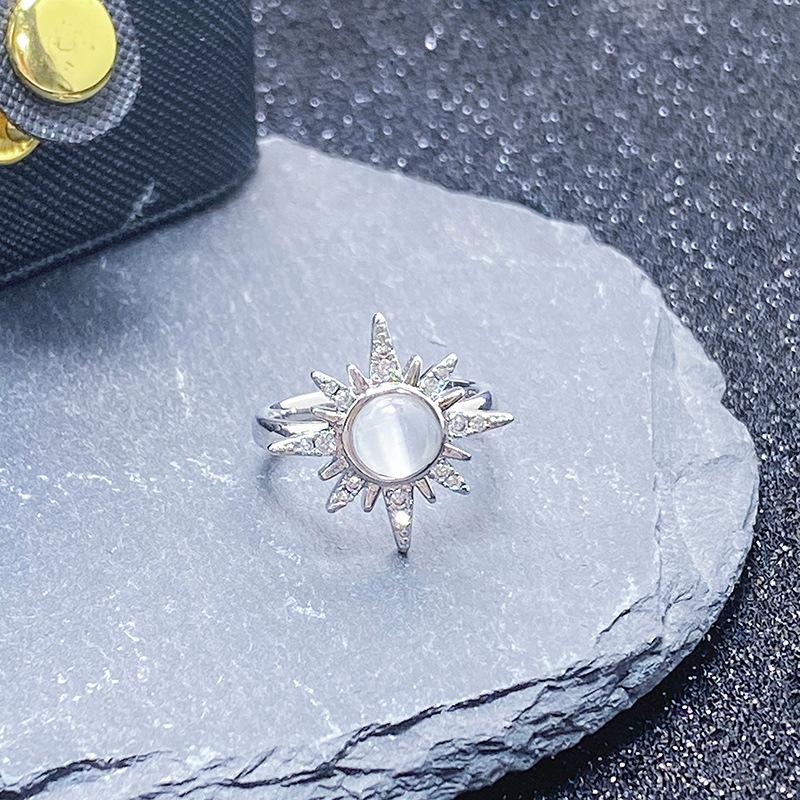 Small Fresh Enamel Oil Dripping Butterfly Cool Feeling Open Ring Women'S High Sense Stacking Wearing Niche Design Ring