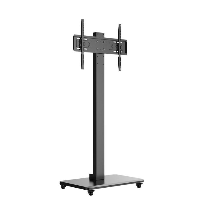 Support TV sur roulettes - Divit FR1 - 23"-60" - Noir - Acier 60 kg