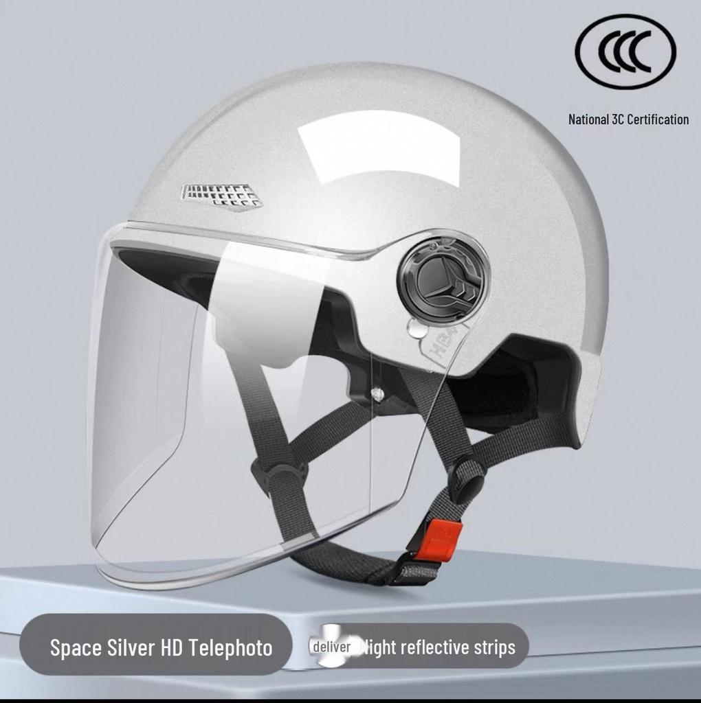 Universal Electric Motorcycle Helmet: Sun Protection, All-Season Safety for Men & Women