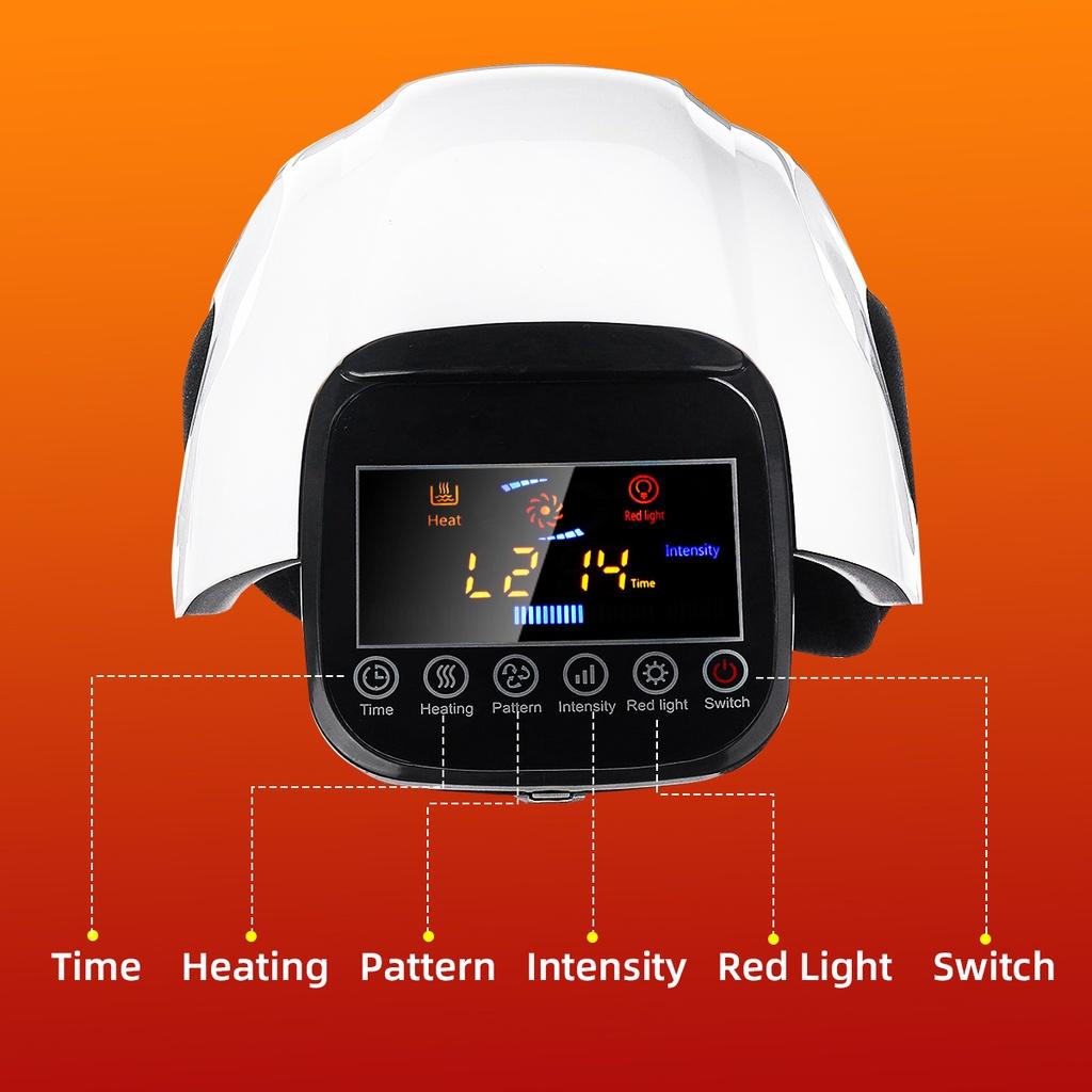 Electric Heating Knee Massager Joint Physiotherapy Massage Vibration Heating Massage Pain Relief Rehabilitation Equipment Care
