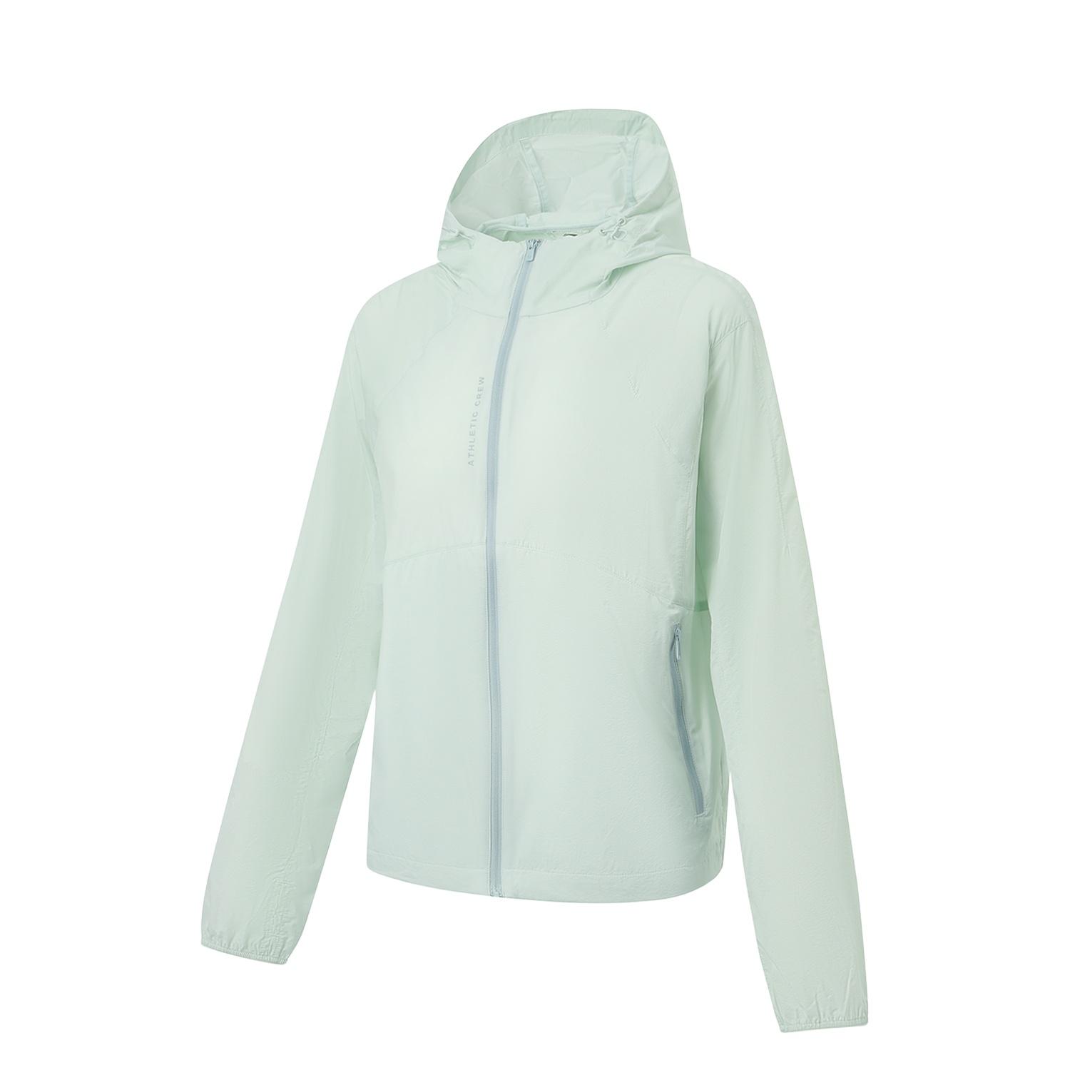 

Li Ning Fitness Series Casual Hooded Letter Logo Sun Protection Jacket Women jackets AFDW734-6 2XL