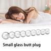 Glass Anal Plug Six-piece Set Pulling Beads Dual Use Small Dildos Butt Plugs Masturbation Posterior Dilation Adult Sex Toys