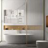 9pcs PET Square Wall Mounted Mirror Frameless Mirror Sheets  for Wall Ceiling Candle Tray Decor