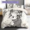 Honey Lemon Soda Pattern Bedding,Quilt Set Quilt Cover Pillowcase Home Birthday Gift (1 * duvet cover + 2 * pillowcase, without core)
