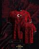 2026 New Turkey AY-YILDIZLILAR Vintage Floral Themed Football Jersey Breathable Quick-Dry Soccer Fans Family Child Top