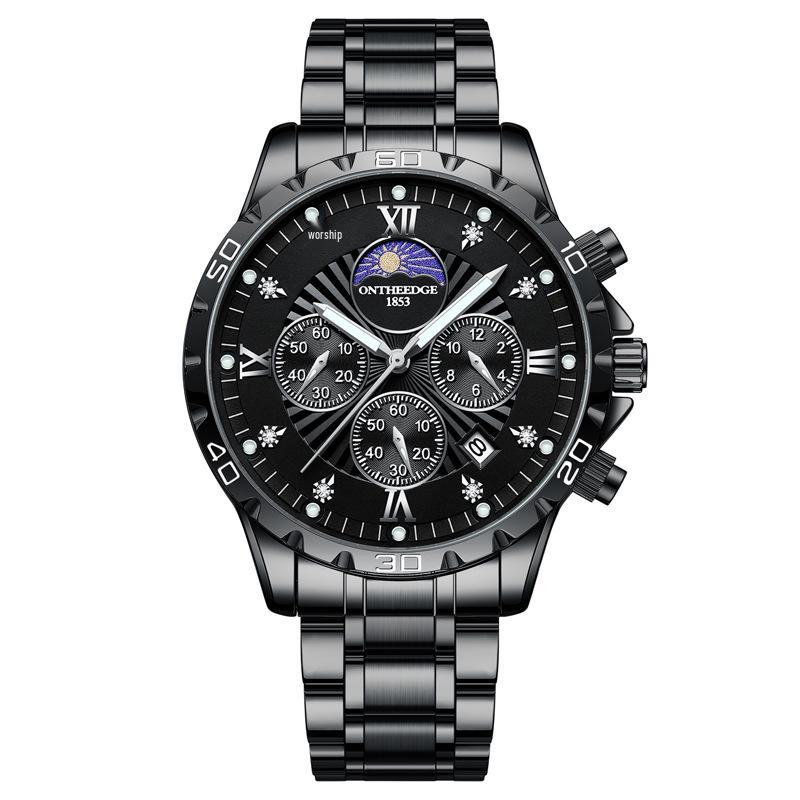 Hong Kong Fashion Swiss Men's Luminous Waterproof Steel Band Watch