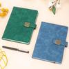 A5 PU Leather Multi-Color Flower Buckle Notebook - Business or Diary Use