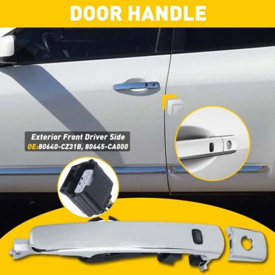Outside Door Exterior Outer Handle Driver Front Left For 2010-2013 Nissan Rogue
