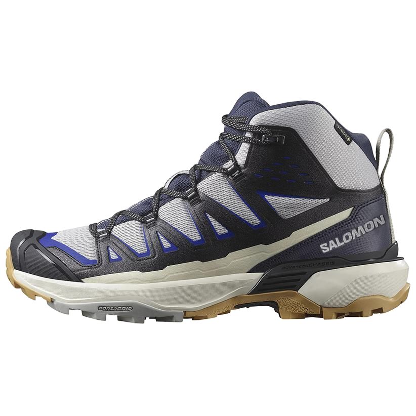 SALOMON X Ultra 360 Mid Gtx Comfortable Non-Slip Durable Hiking Shoes Men Hiking Shoes Gray Black L47698500