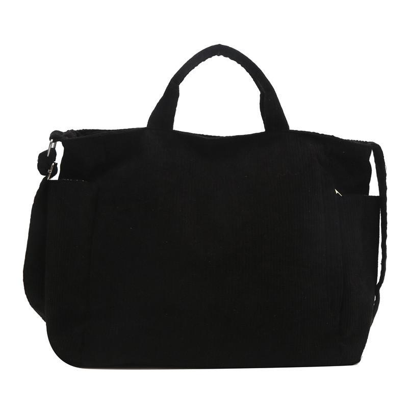 Stylish Casual Large Capacity Tote Bag For Women In Chic Korean Design With Vintage Texture